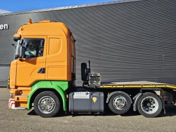 Scania R410 6x2 RETARDER + NOOTEBOOOM SEMI TRAILER
